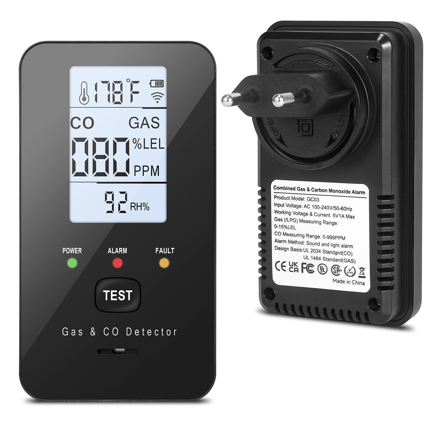 Combination Natural Gas Detect - Home Cooking Gas recension och pris