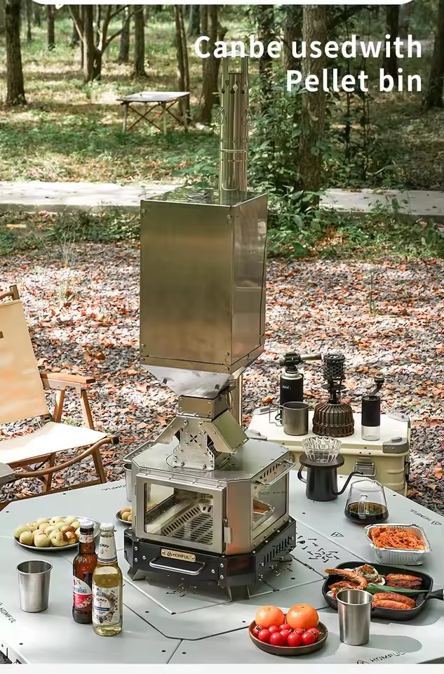 HOMFUL Portable Firewood Stove - Home Cooking Cookbook recension och pris