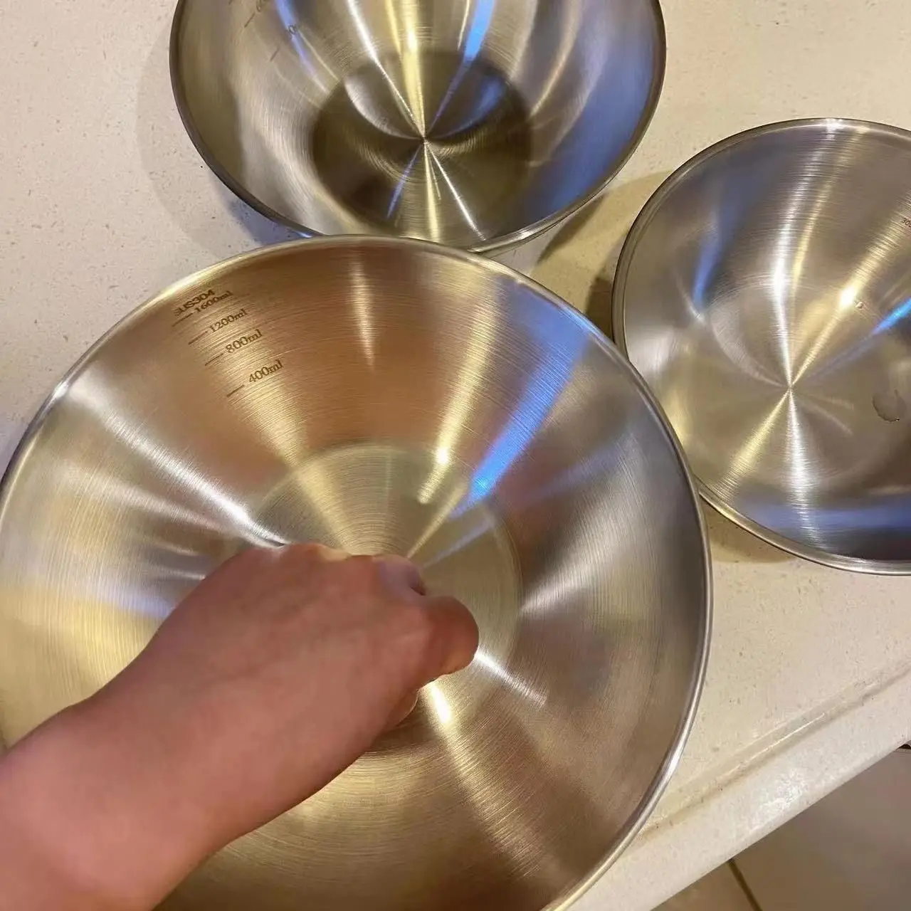 2026 Stainless Steel Mixing Bo - Home Cooking Cookbook recension och pris