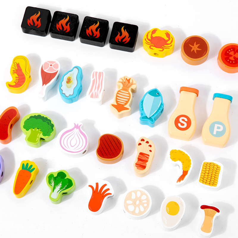 Children's Wooden Imitation Ba - Home Cooking Cookbook recension och pris