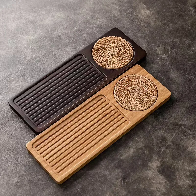 Dry Brew Bamboo Tea Tray with  - Home Cooking Recipes recension och pris